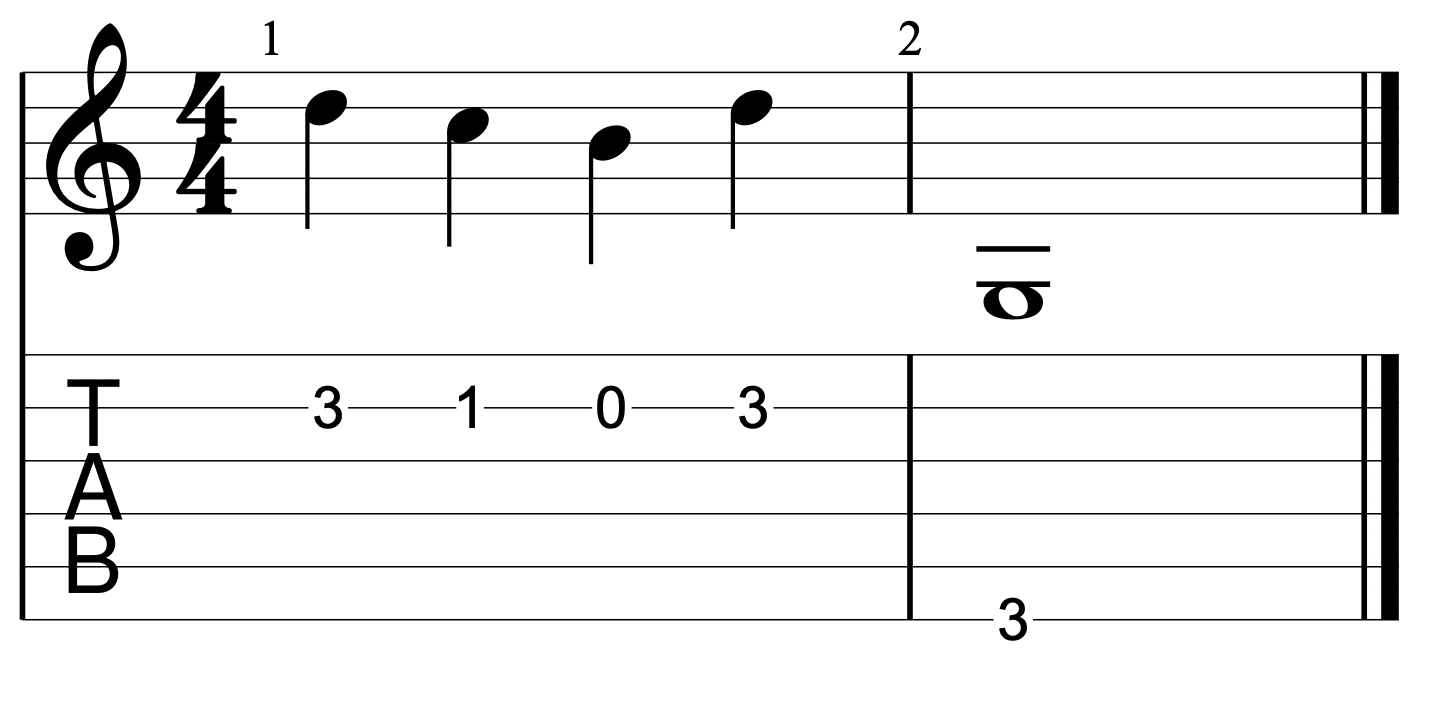 Travis picking pattern | learn fingerpicking | travis picking in G | exercise 1